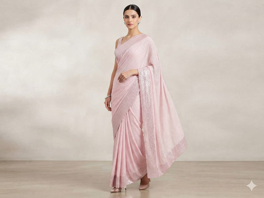 Heritage Glow Lava Silk Saree