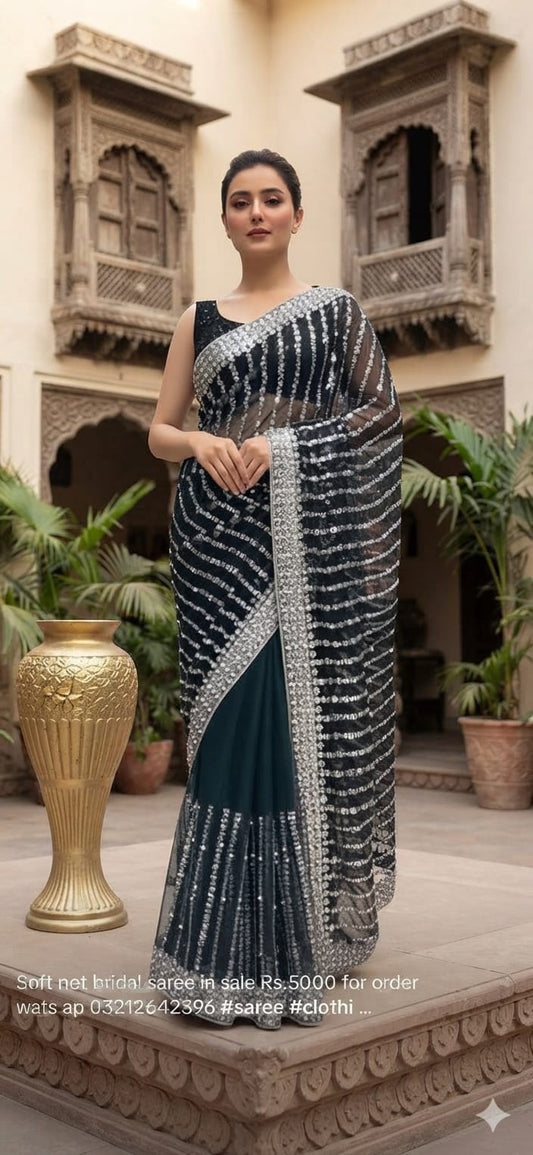 pearl shine saree